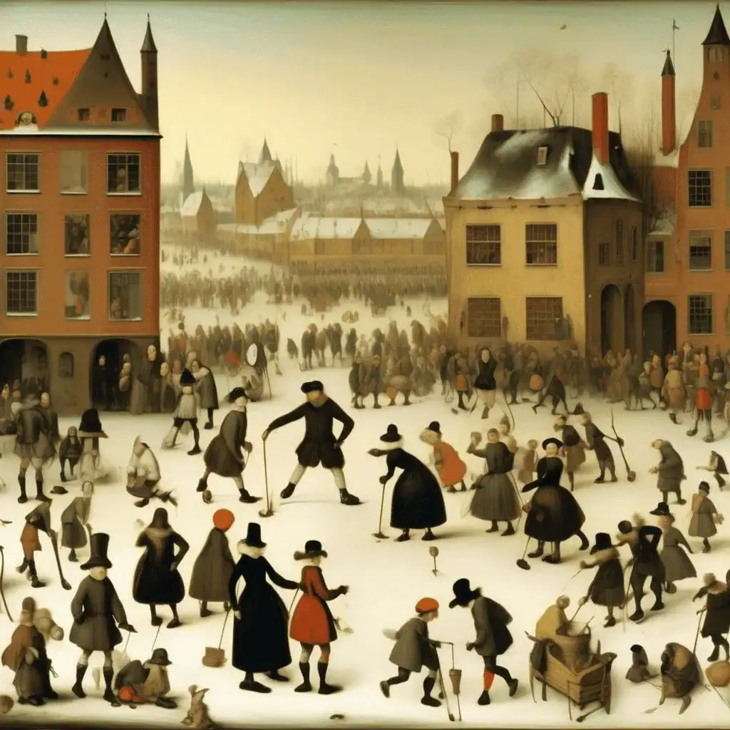 Skaters – Hendrick Avercamp